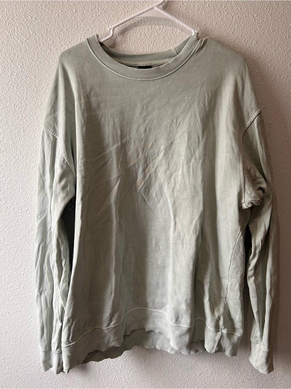 Zara Light Sage Crewneck Sweatshirt